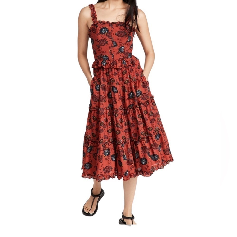 NEW Ulla Johnson Adyna Dress Poppy Floral